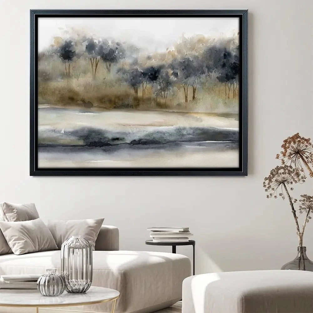 Serene River Canvas Print Serene River Canvas Print wall art product Carol Robinson