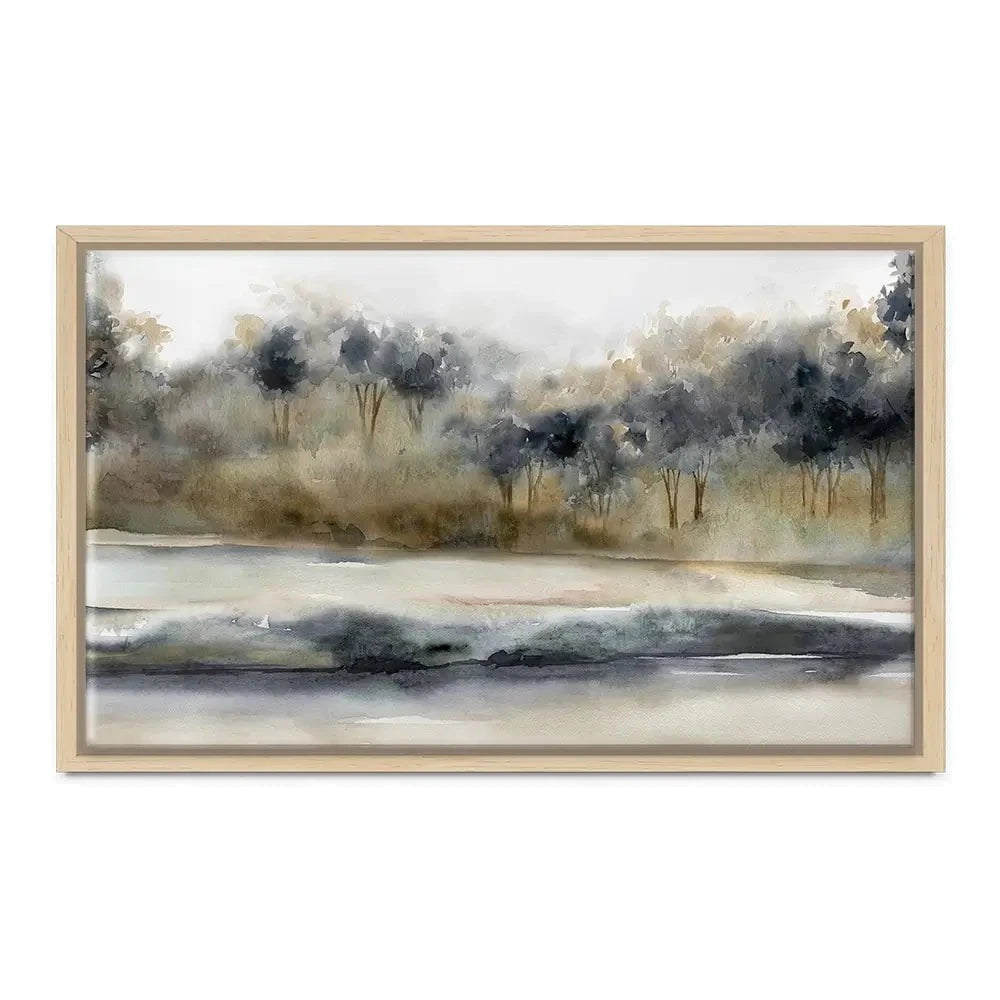 Serene River Canvas Print Serene River Canvas Print wall art product Carol Robinson