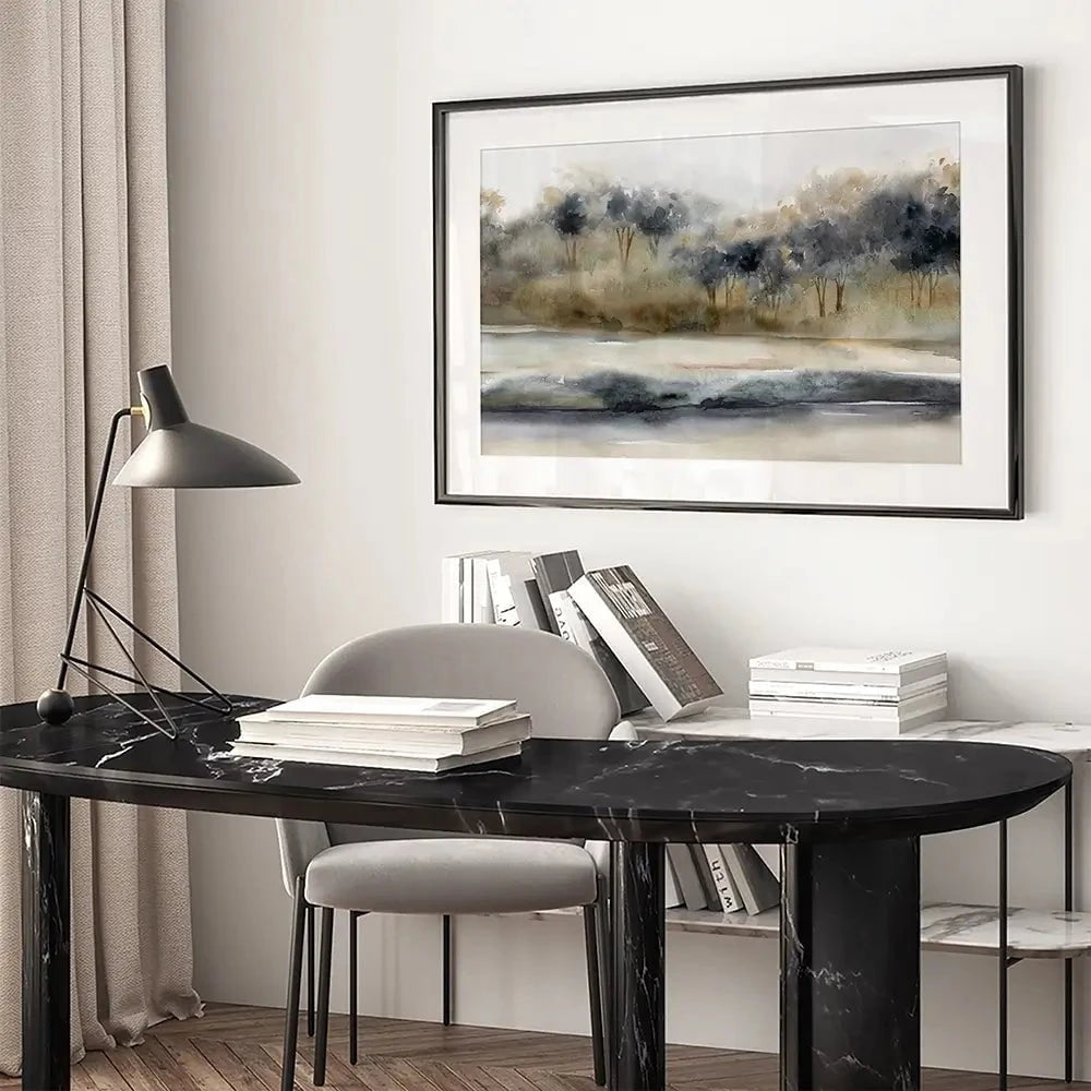 Serene River Framed Art Print Serene River Framed Art Print wall art product Carol Robinson