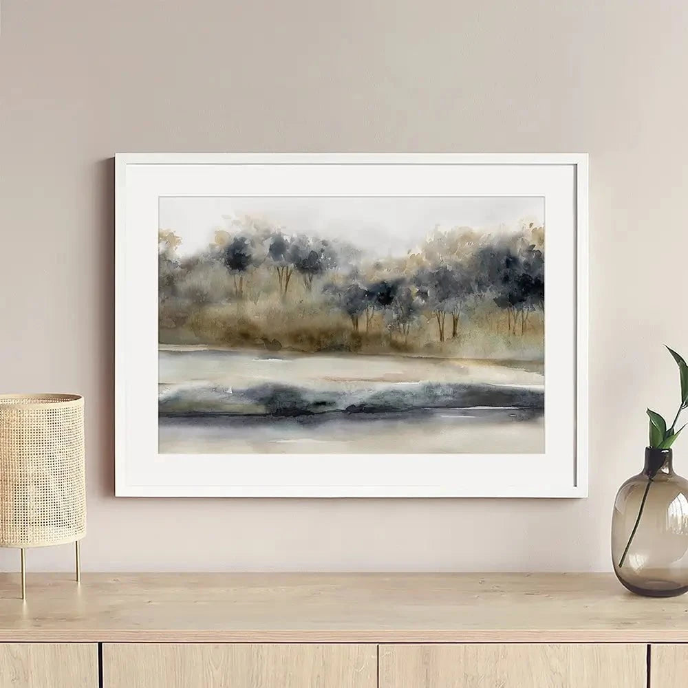 Serene River Framed Art Print Serene River Framed Art Print wall art product Carol Robinson