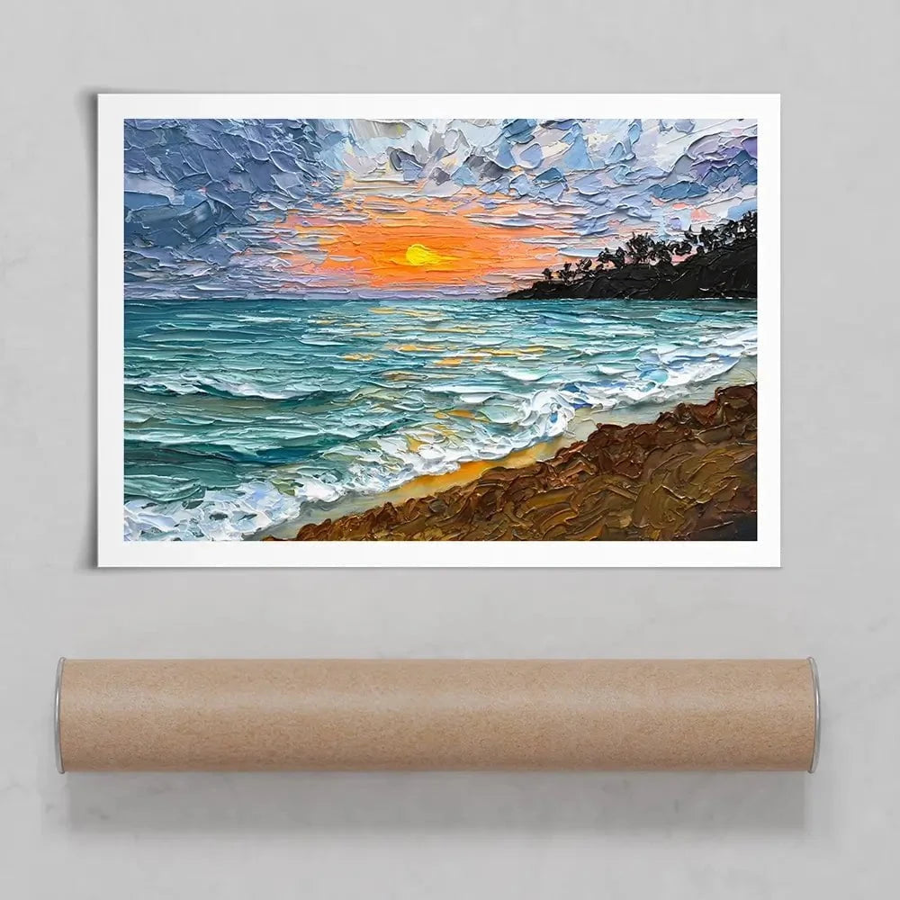 Serene Sunset Art Print Serene Sunset Art Print wall art product Olga Tkachyk