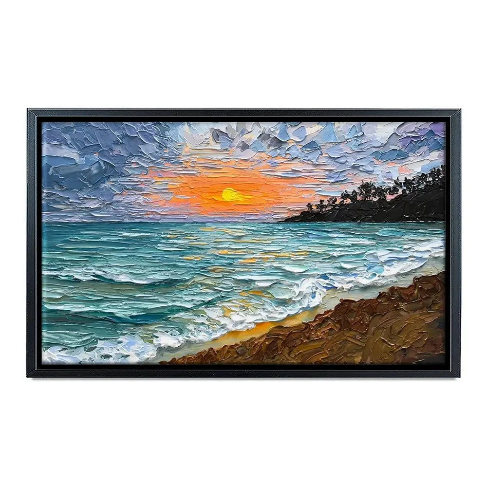 Serene Sunset Canvas Print Serene Sunset Canvas Print wall art product Olga Tkachyk