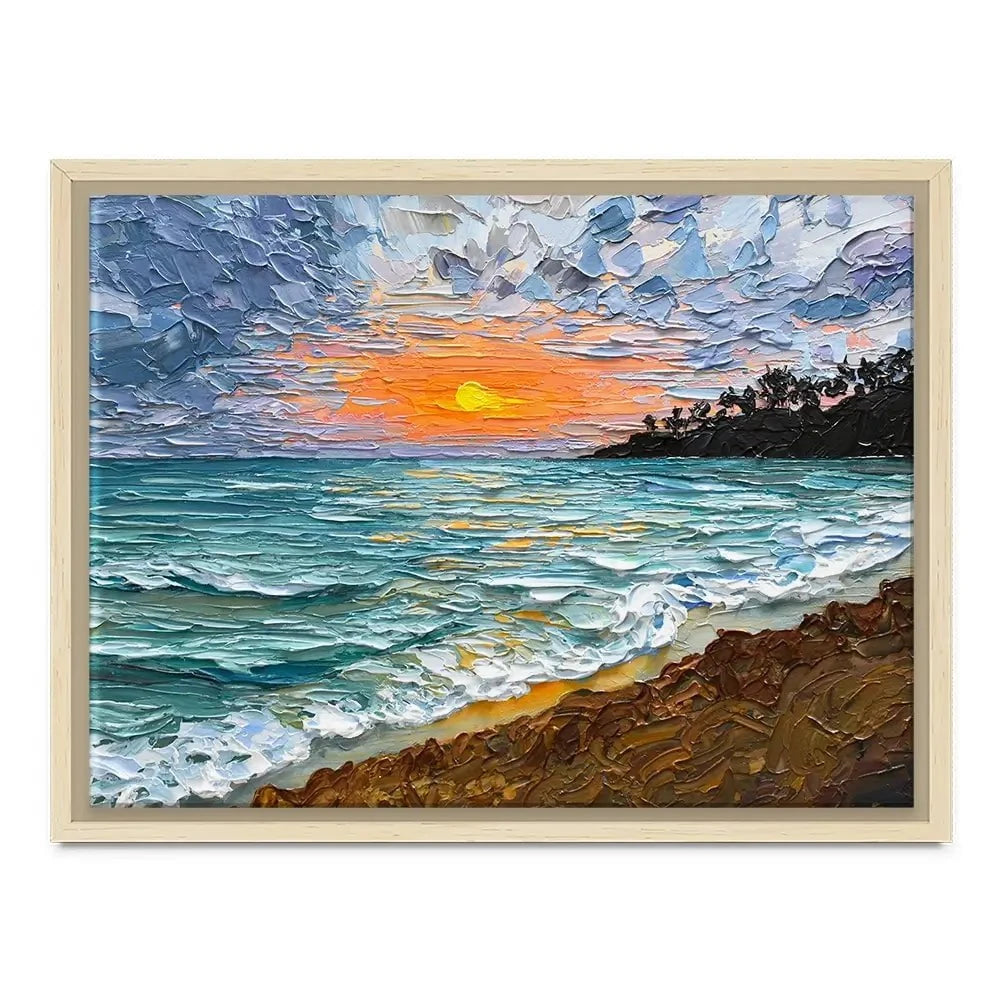 Serene Sunset Canvas Print Serene Sunset Canvas Print wall art product Olga Tkachyk
