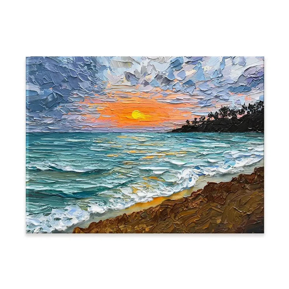Serene Sunset Canvas Print Serene Sunset Canvas Print wall art product Olga Tkachyk