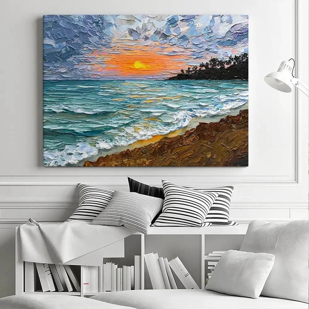 Serene Sunset Canvas Print Serene Sunset Canvas Print wall art product Olga Tkachyk