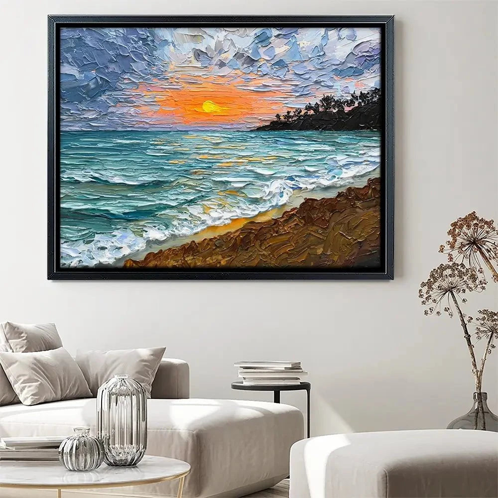 Serene Sunset Canvas Print Serene Sunset Canvas Print wall art product Olga Tkachyk