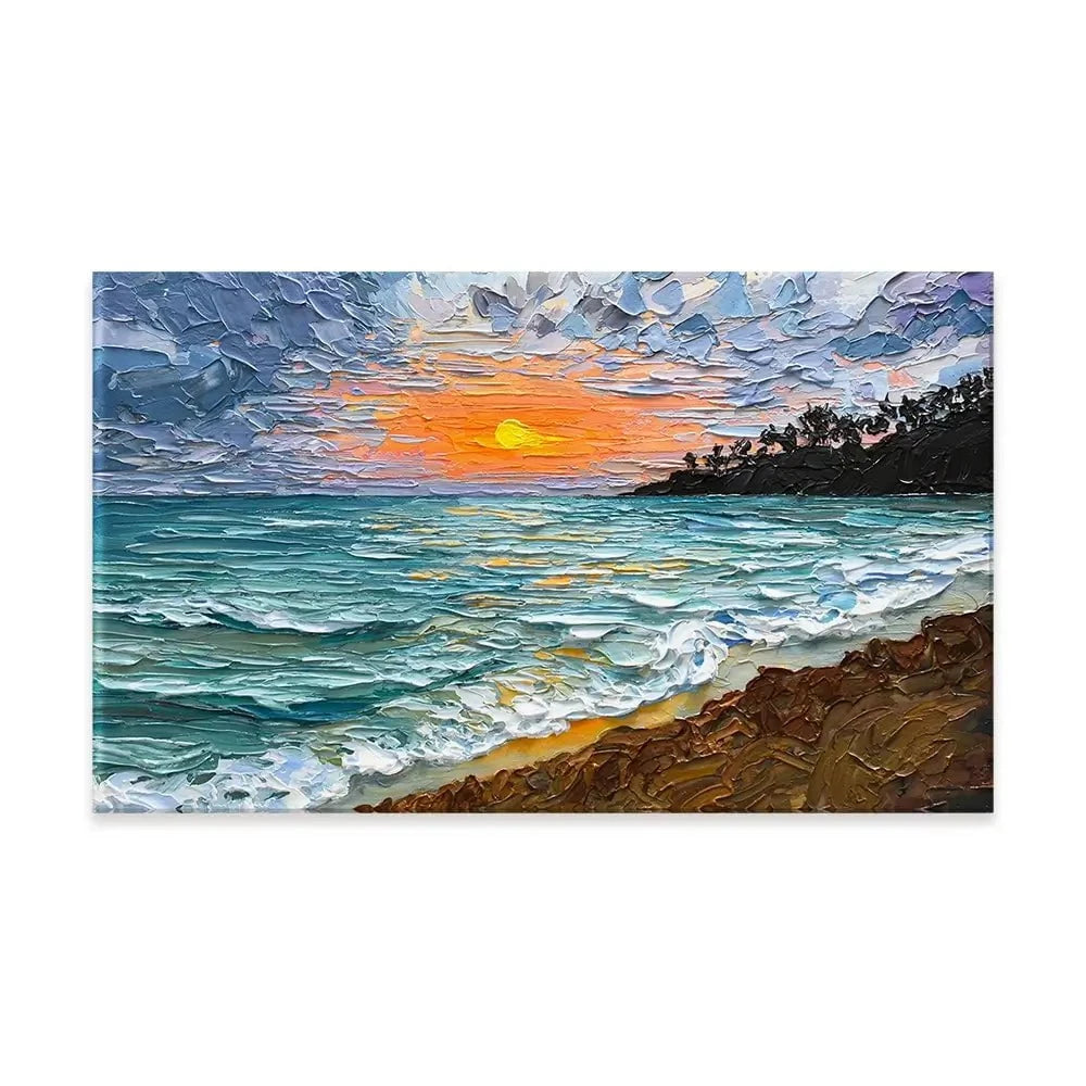 Serene Sunset Canvas Print Serene Sunset Canvas Print wall art product Olga Tkachyk