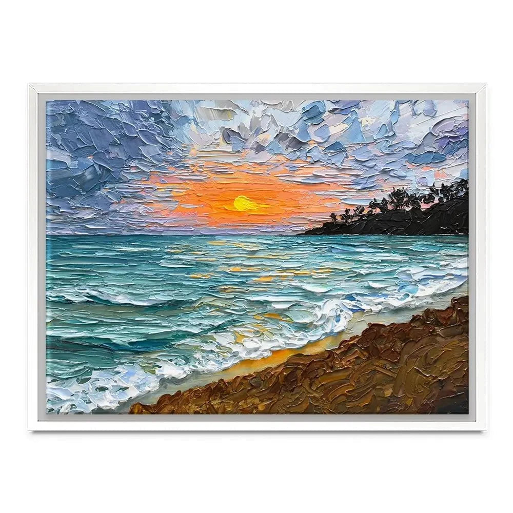 Serene Sunset Canvas Print Serene Sunset Canvas Print wall art product Olga Tkachyk