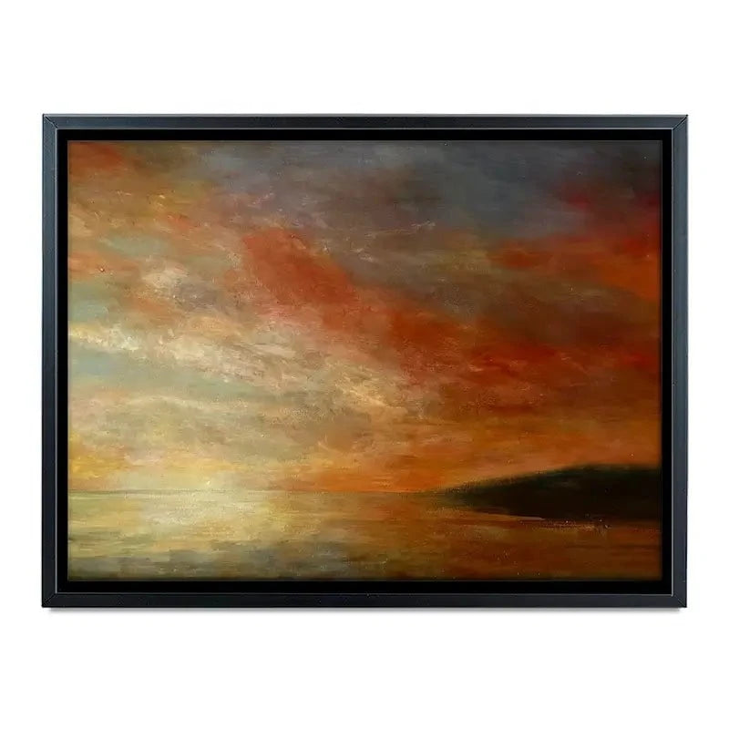 Setting Sun Towards Looe Canvas Print Setting Sun Towards Looe Canvas Print wall art product Craig Askew