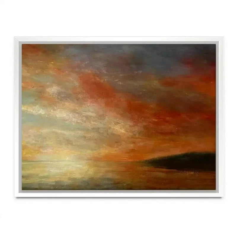 Setting Sun Towards Looe Canvas Print Setting Sun Towards Looe Canvas Print wall art product Craig Askew