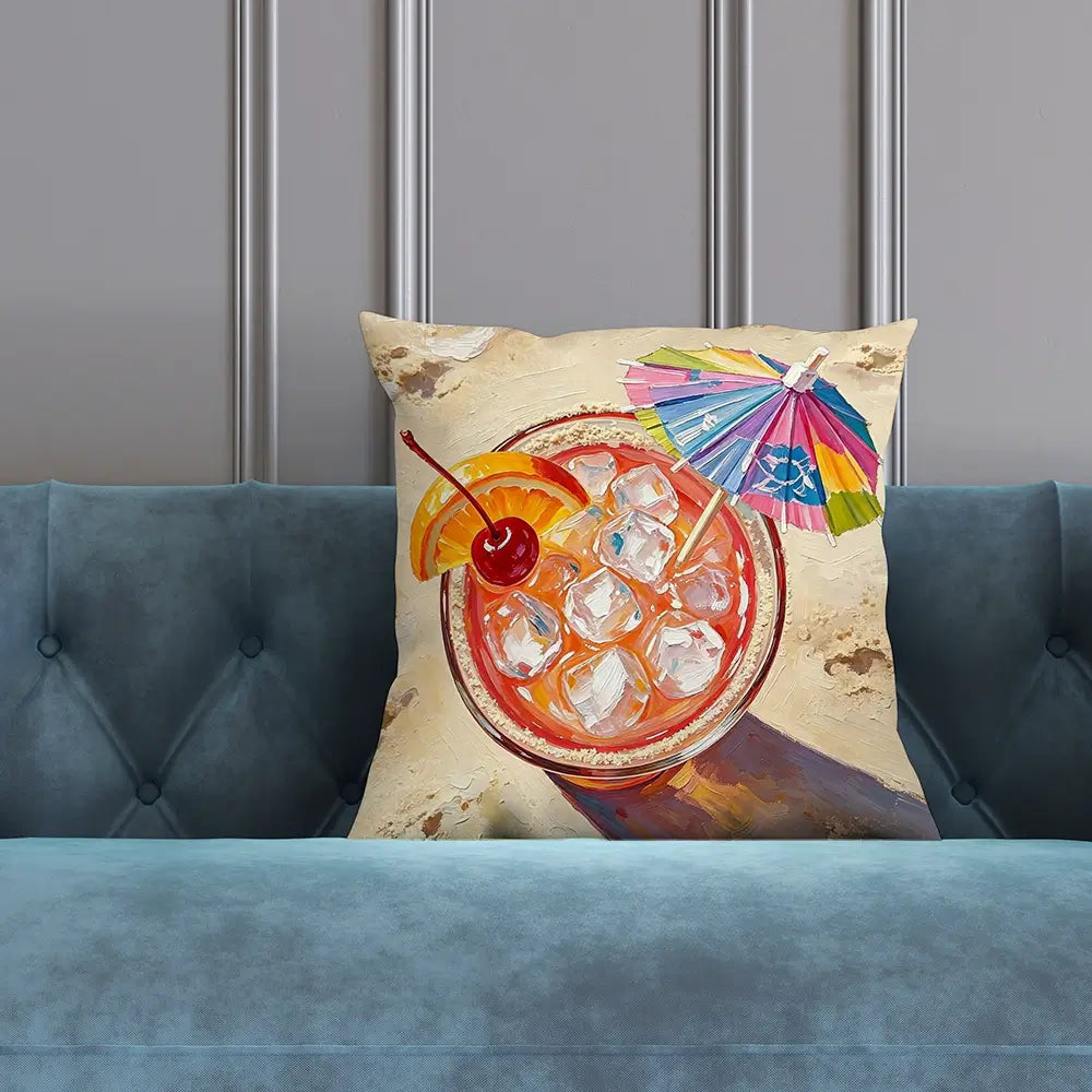 Sex On The Beach Cocktail Cushion Sex On The Beach Cocktail Cushion wall art product David Alexander Elder