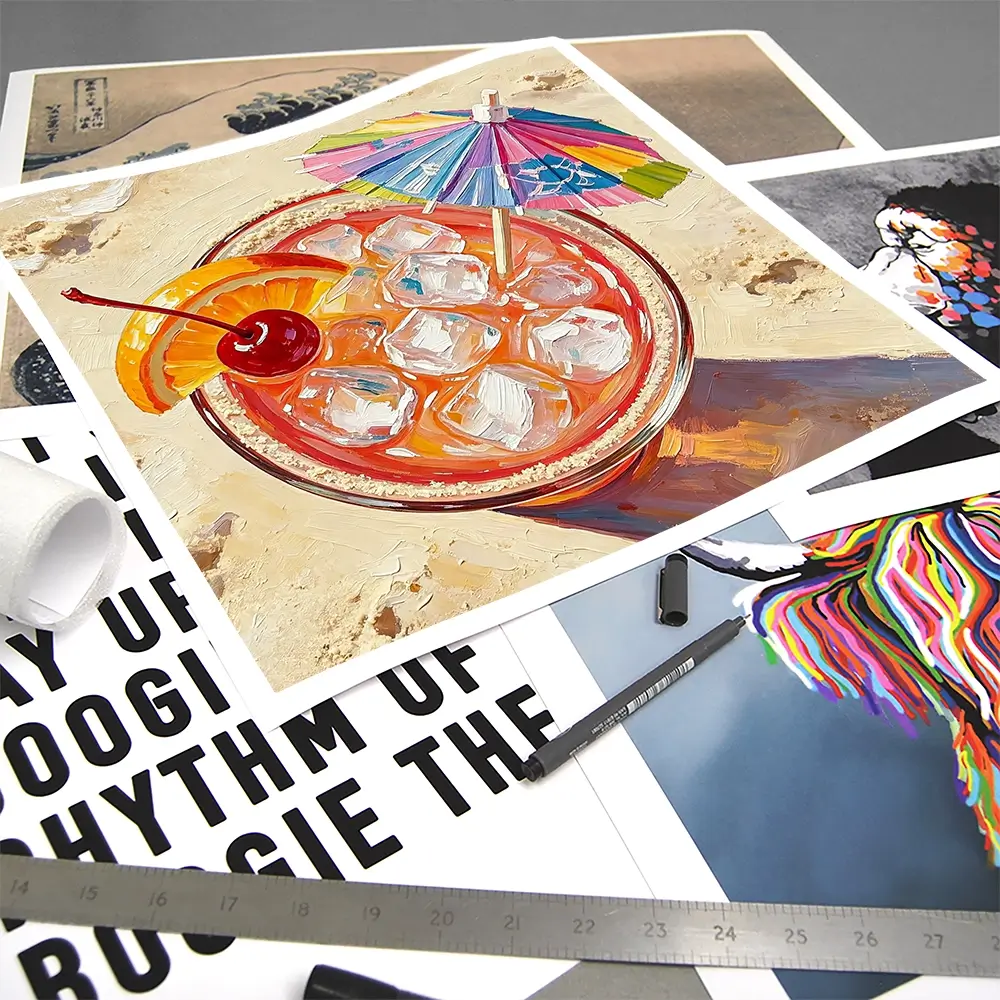 Sex On The Beach Cocktail Square Art Print Sex On The Beach Cocktail Square Art Print wall art product David Alexander Elder