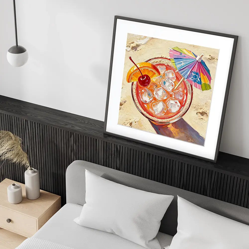 Sex On The Beach Cocktail Square Framed Art Print Sex On The Beach Cocktail Square Framed Art Print wall art product David Alexander Elder