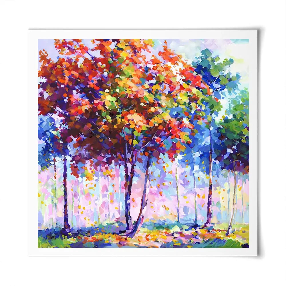 Shades Of Solitude Square Art Print Shades Of Solitude Square Art Print wall art product Leon Devenice