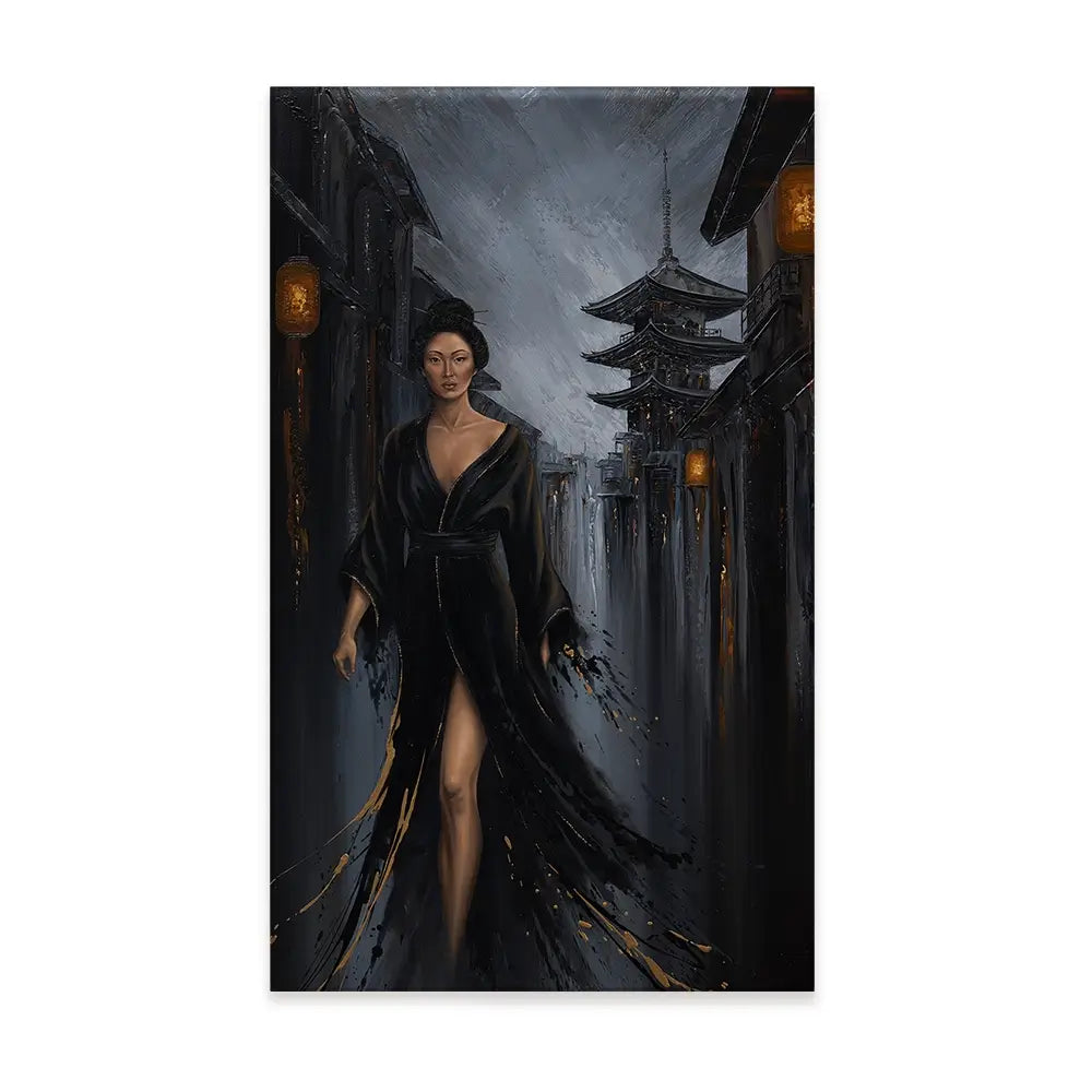 Shadow Of Geisha Canvas Print Shadow Of Geisha Canvas Print wall art product Isabella Karolewicz