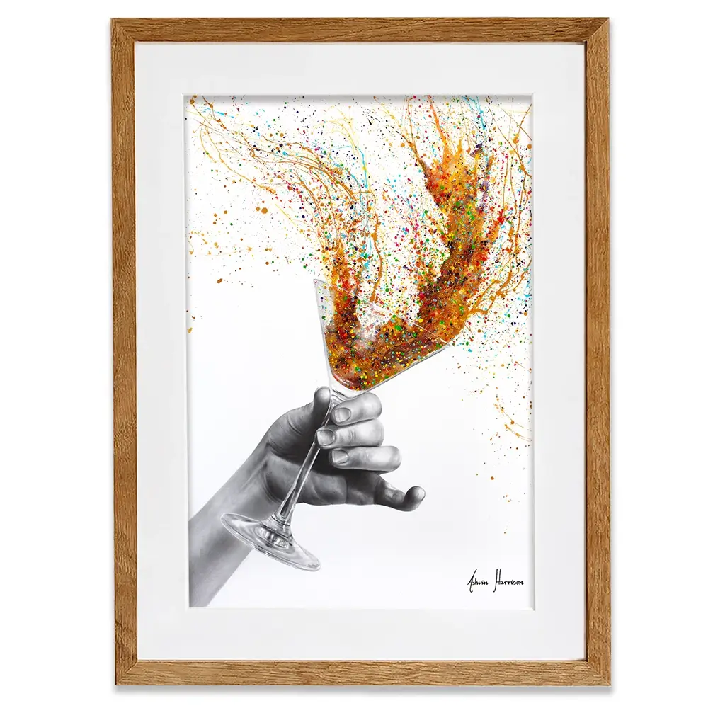 Shaken, Not Stirred Framed Art Print Shaken, Not Stirred Framed Art Print wall art product Ashvin Harrison