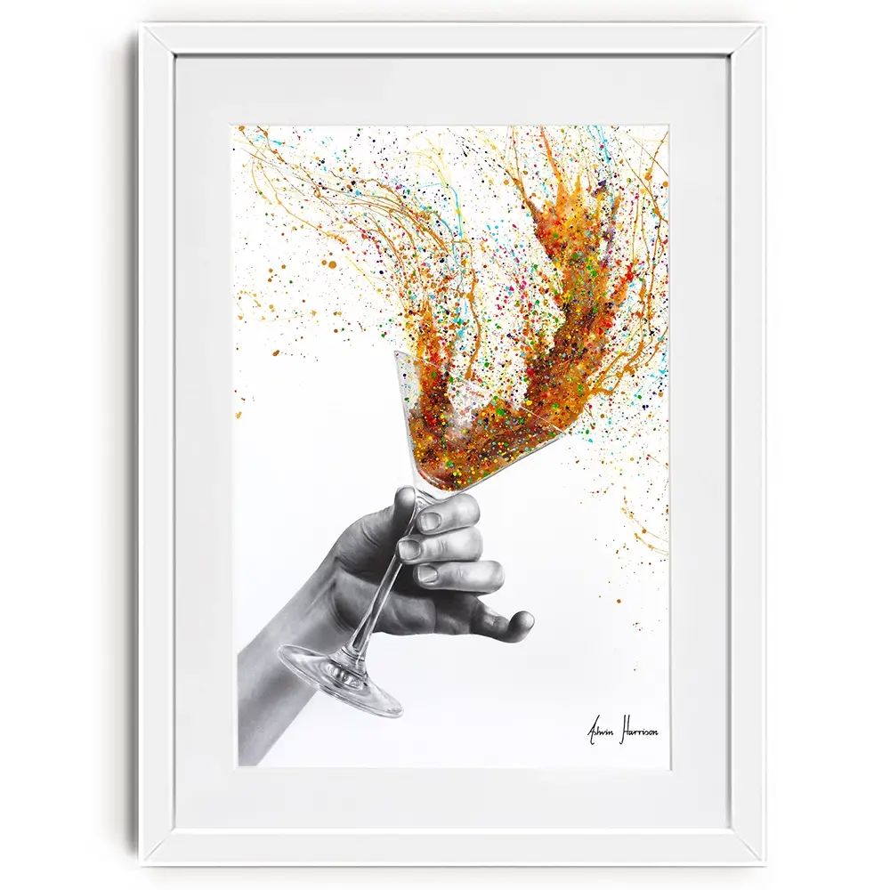 Shaken, Not Stirred Framed Art Print Shaken, Not Stirred Framed Art Print wall art product Ashvin Harrison