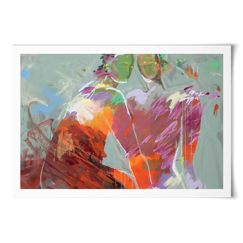 Sharing Moment Art Print Sharing Moment Art Print wall art product Studio Paint-ING