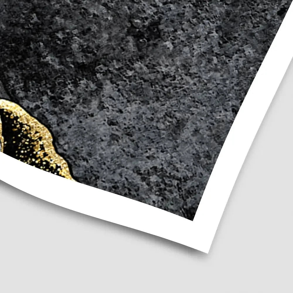 Shattering Black Marble Art Print Shattering Black Marble Art Print wall art product wacomka / Shutterstock