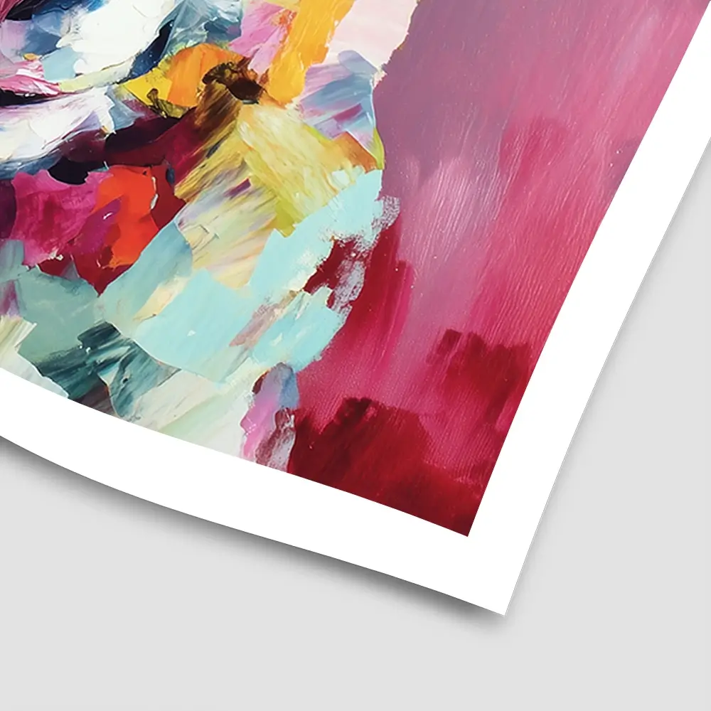 Sheep In Confetti Square Art Print Sheep In Confetti Square Art Print wall art product Chromatic Storm Studio