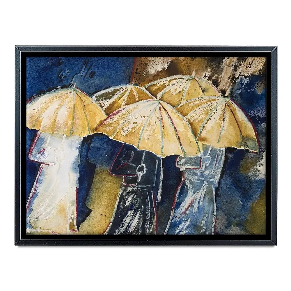 Sheltering From Rain Canvas Print Sheltering From Rain Canvas Print wall art product AntoinetteW / Shutterstock