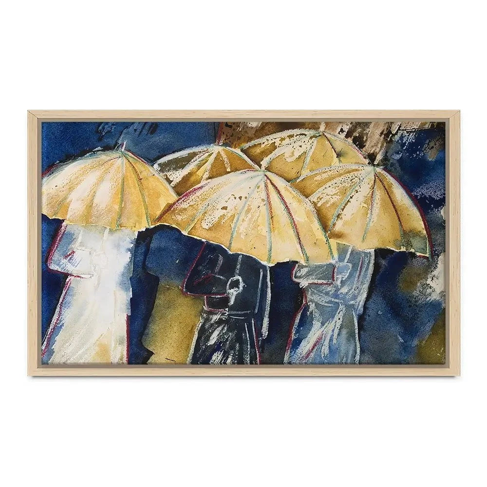 Sheltering From Rain Canvas Print Sheltering From Rain Canvas Print wall art product AntoinetteW / Shutterstock