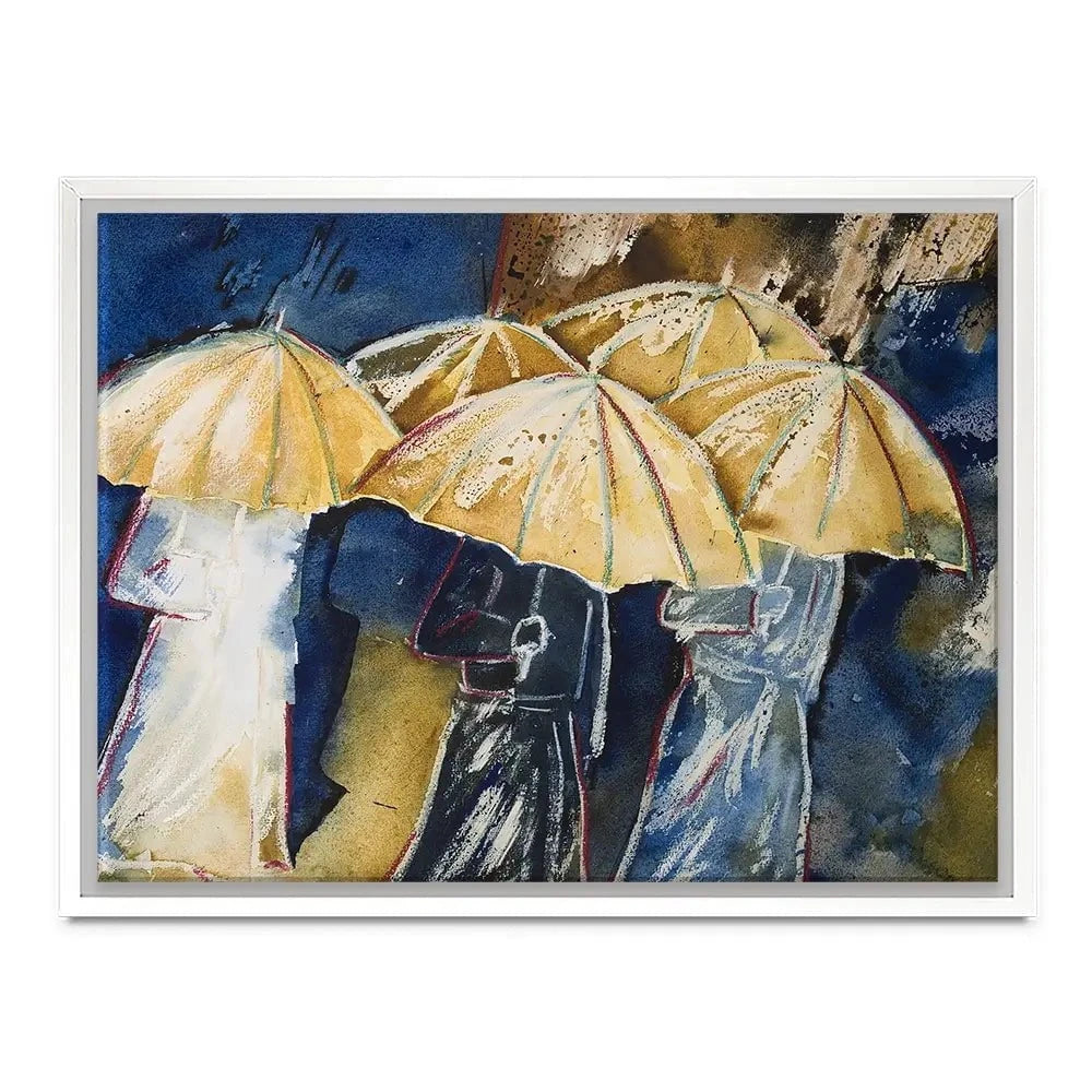 Sheltering From Rain Canvas Print Sheltering From Rain Canvas Print wall art product AntoinetteW / Shutterstock