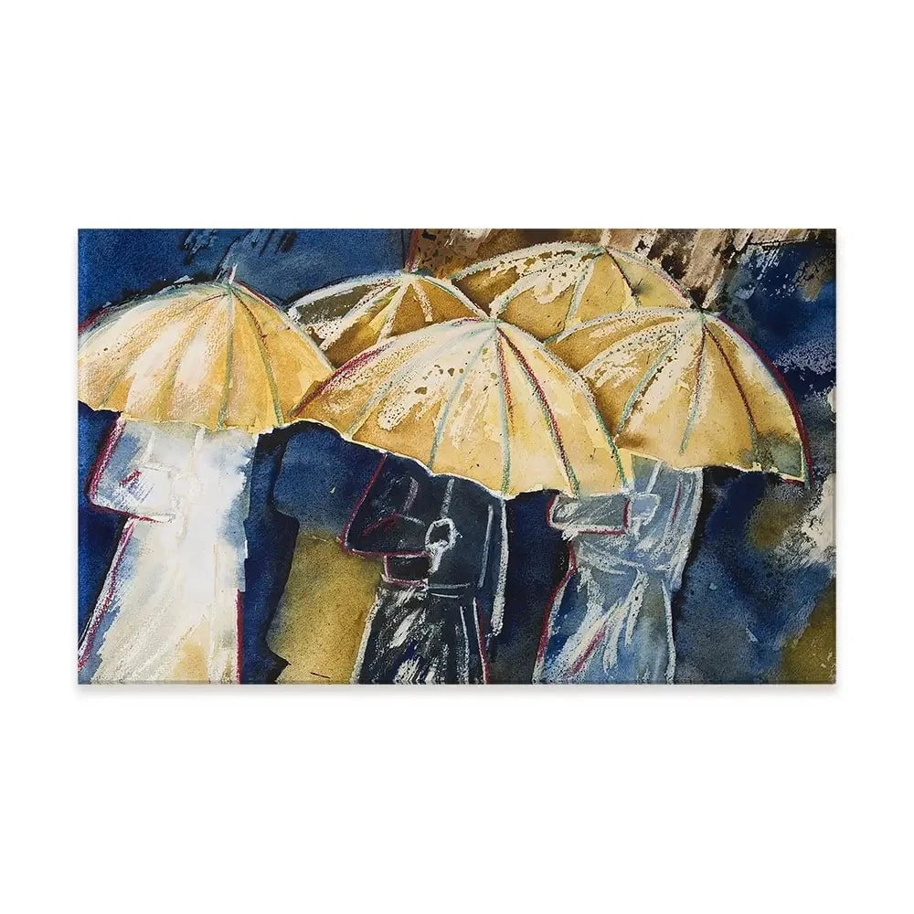 Sheltering From Rain Canvas Print Sheltering From Rain Canvas Print wall art product AntoinetteW / Shutterstock