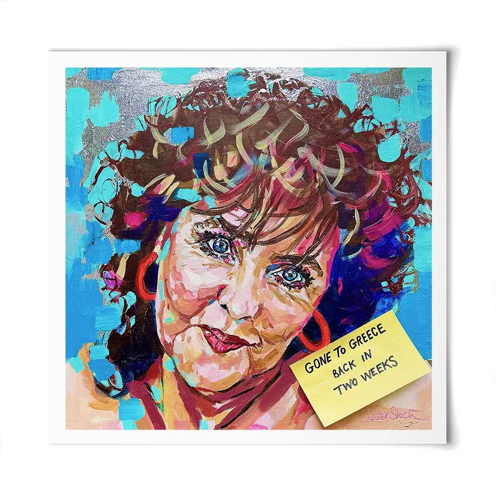 Shirley Valentine Square Art Print Shirley Valentine Square Art Print wall art product Juliet Stockton