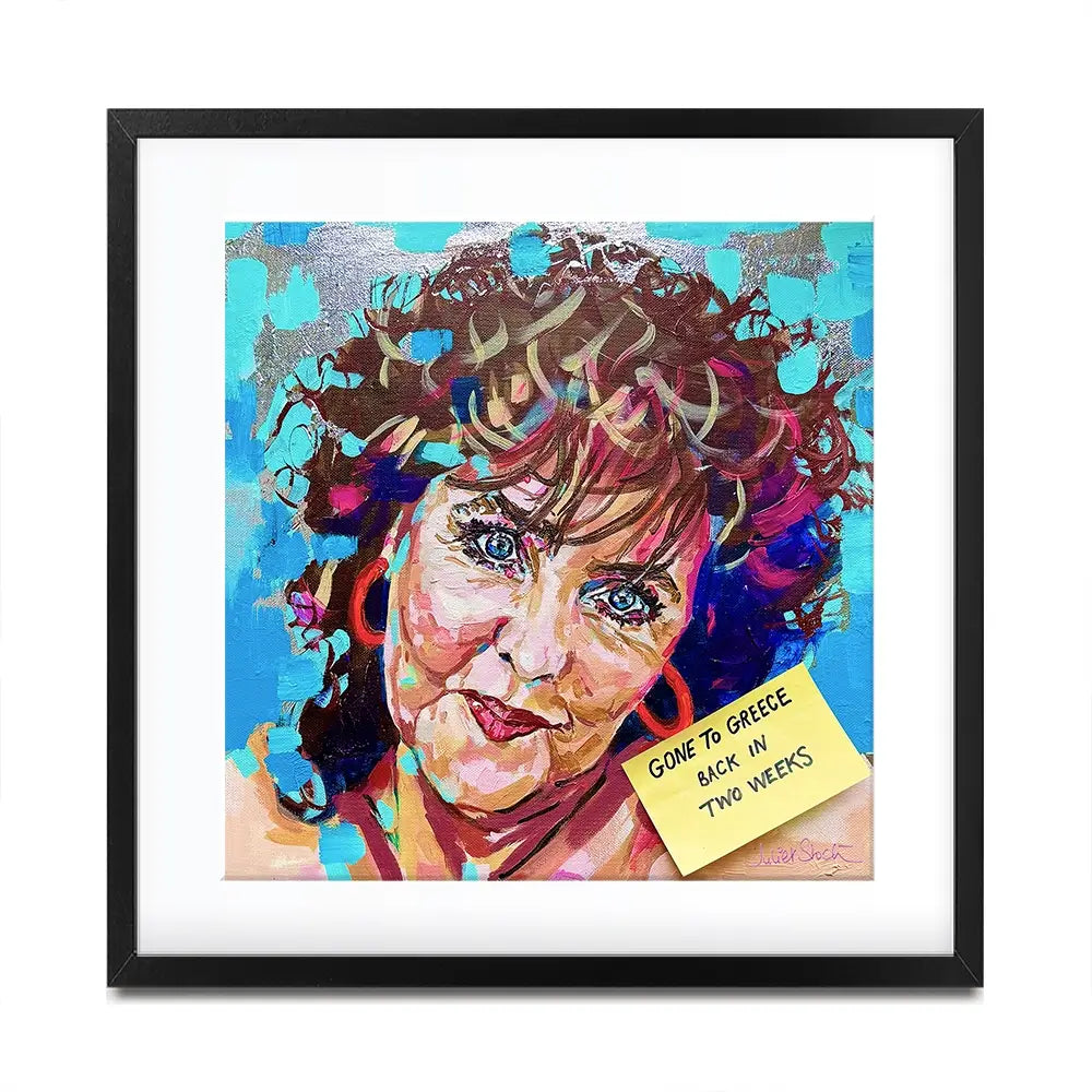 Shirley Valentine Square Framed Art Print Shirley Valentine Square Framed Art Print wall art product Juliet Stockton