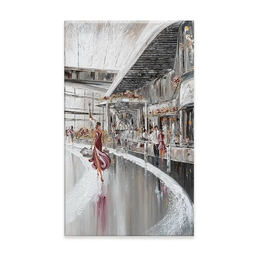 Shopping Therapy Canvas Print Shopping Therapy Canvas Print wall art product Isabella Karolewicz