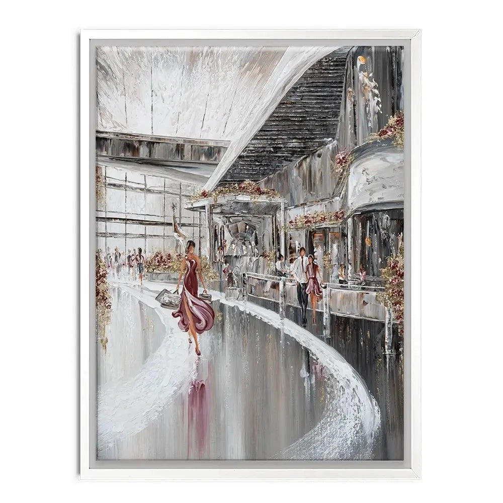 Shopping Therapy Canvas Print Shopping Therapy Canvas Print wall art product Isabella Karolewicz