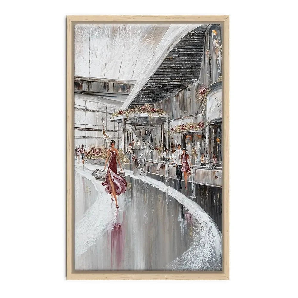 Shopping Therapy Canvas Print Shopping Therapy Canvas Print wall art product Isabella Karolewicz