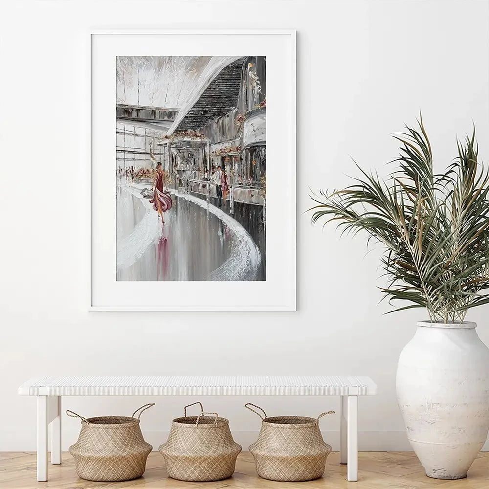 Shopping Therapy Framed Art Print Shopping Therapy Framed Art Print wall art product Isabella Karolewicz