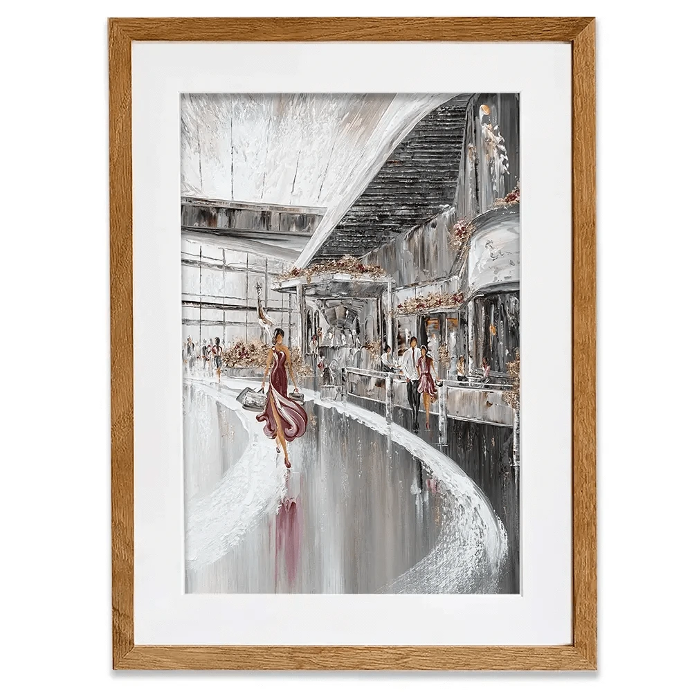 Shopping Therapy Framed Art Print Shopping Therapy Framed Art Print wall art product Isabella Karolewicz