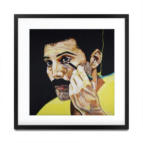 Show Must Go On Freddie Mercury Square Framed Art Print Show Must Go On Freddie Mercury Square Framed Art Print wall art product Juliet Stockton