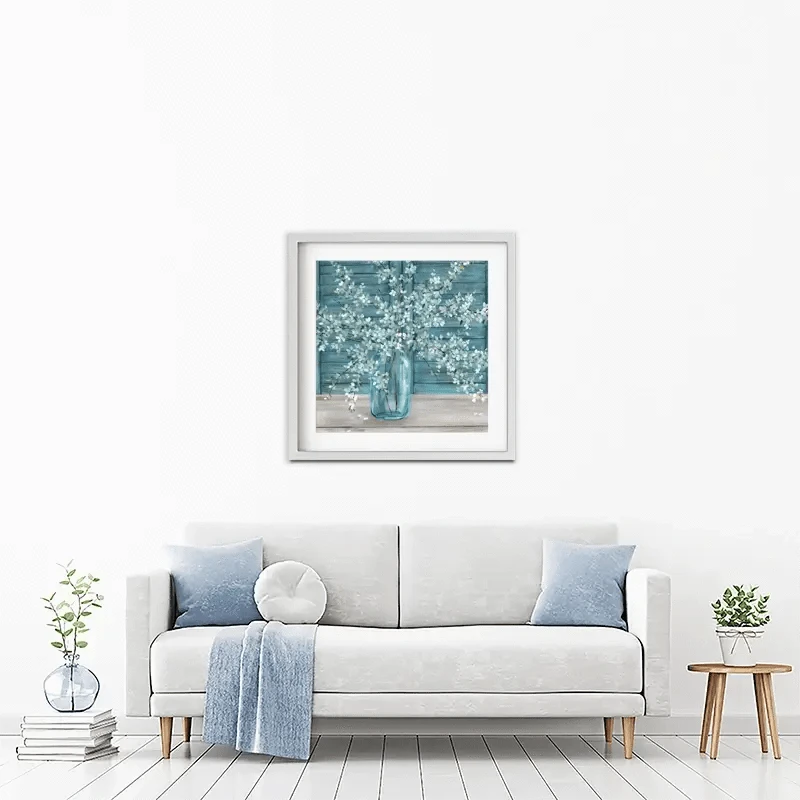 Shuttered Blossoms Framed Art Print Shuttered Blossoms Framed Art Print wall art product Carol Robinson