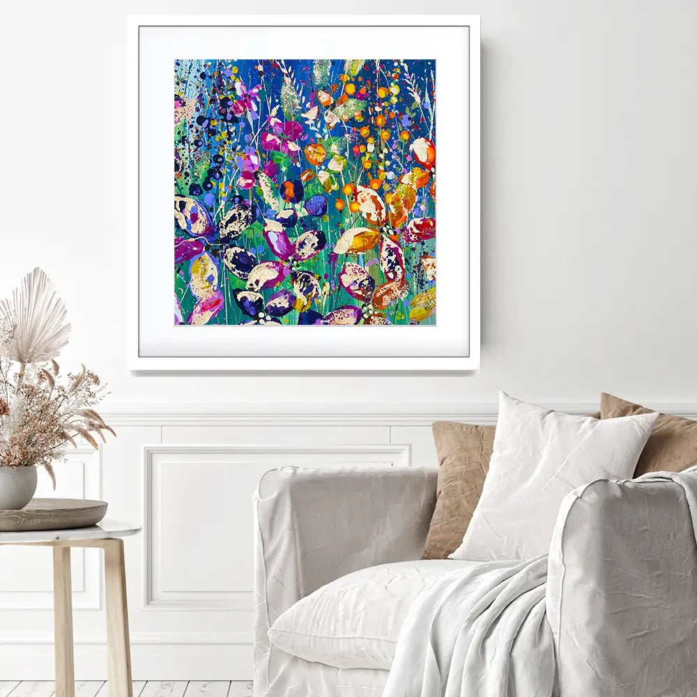 Sienna Square Framed Art Print Sienna Square Framed Art Print wall art product Art Print Shop