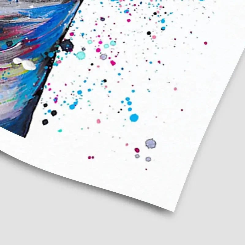 Sign Language I Love You Art Print Sign Language I Love You Art Print wall art product Emma LC Art