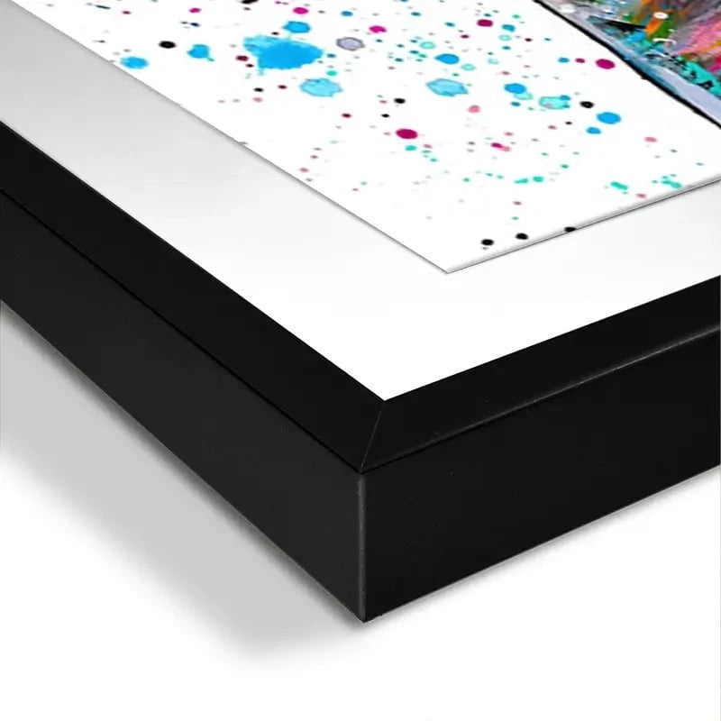 Sign Language I Love You Framed Art Print Sign Language I Love You Framed Art Print wall art product Emma LC Art