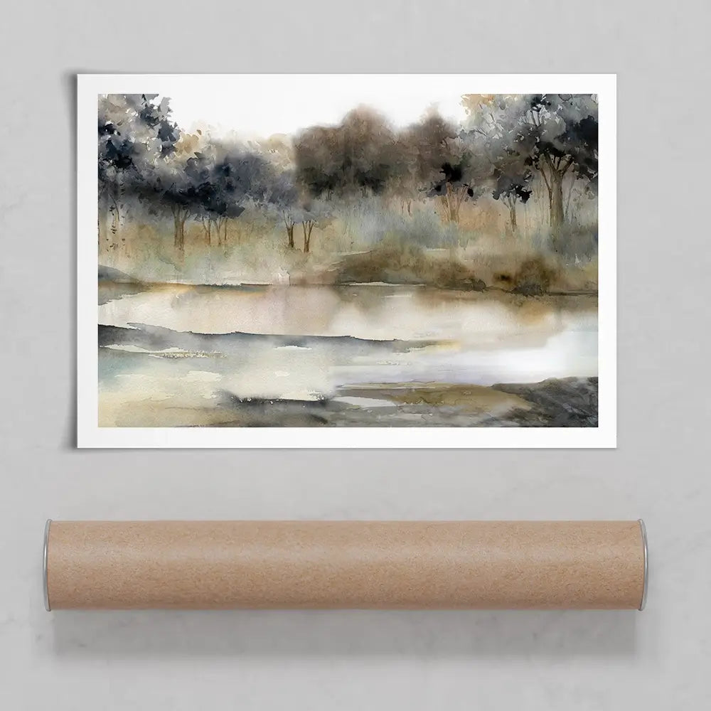 Silent River Art Print Silent River Art Print wall art product Carol Robinson