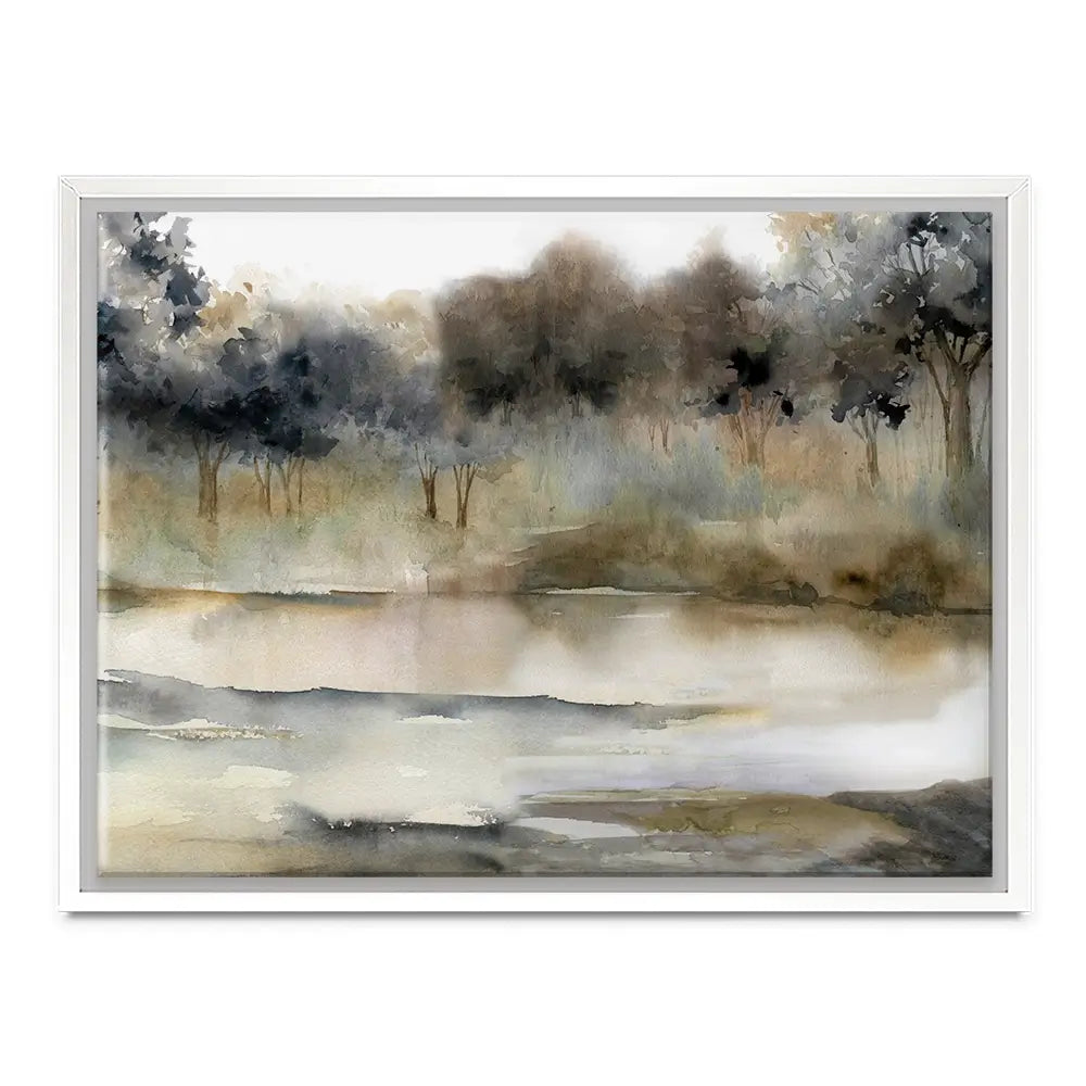 Silent River Canvas Print Silent River Canvas Print wall art product Carol Robinson