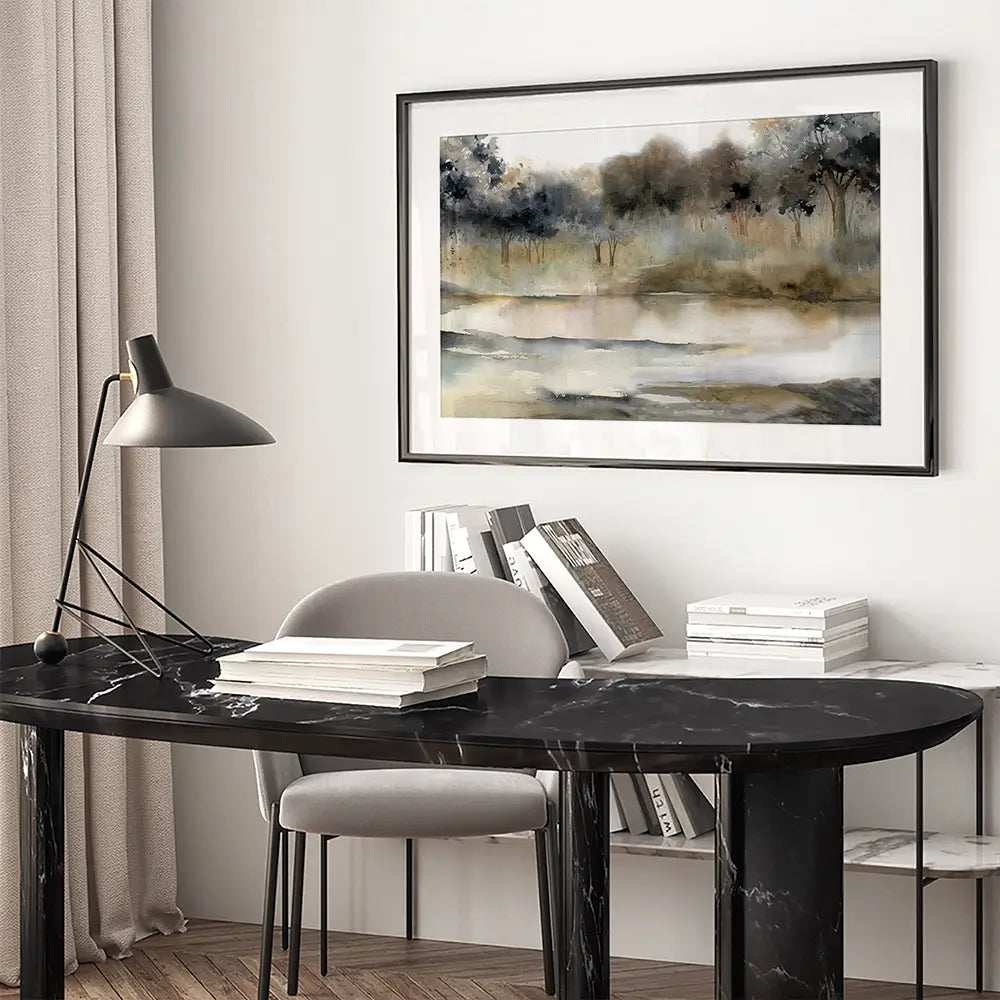 Silent River Framed Art Print Silent River Framed Art Print wall art product Carol Robinson