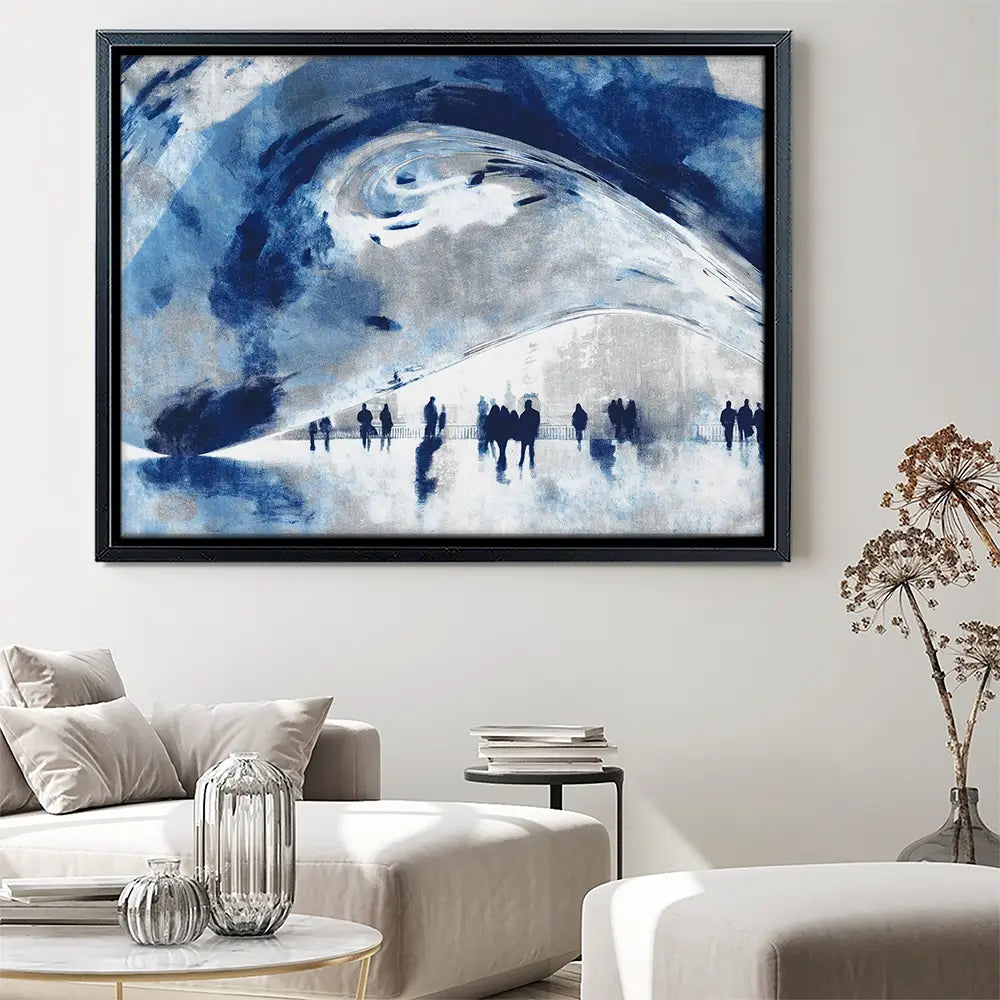 Silhouettes Canvas Print Silhouettes Canvas Print wall art product Chromatic Storm Studio