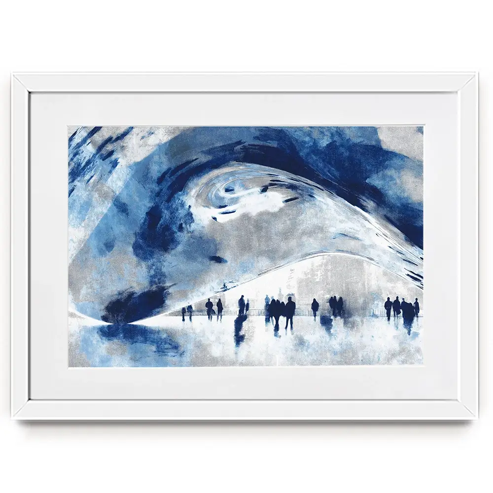 Silhouettes Framed Art Print Silhouettes Framed Art Print wall art product Chromatic Storm Studio
