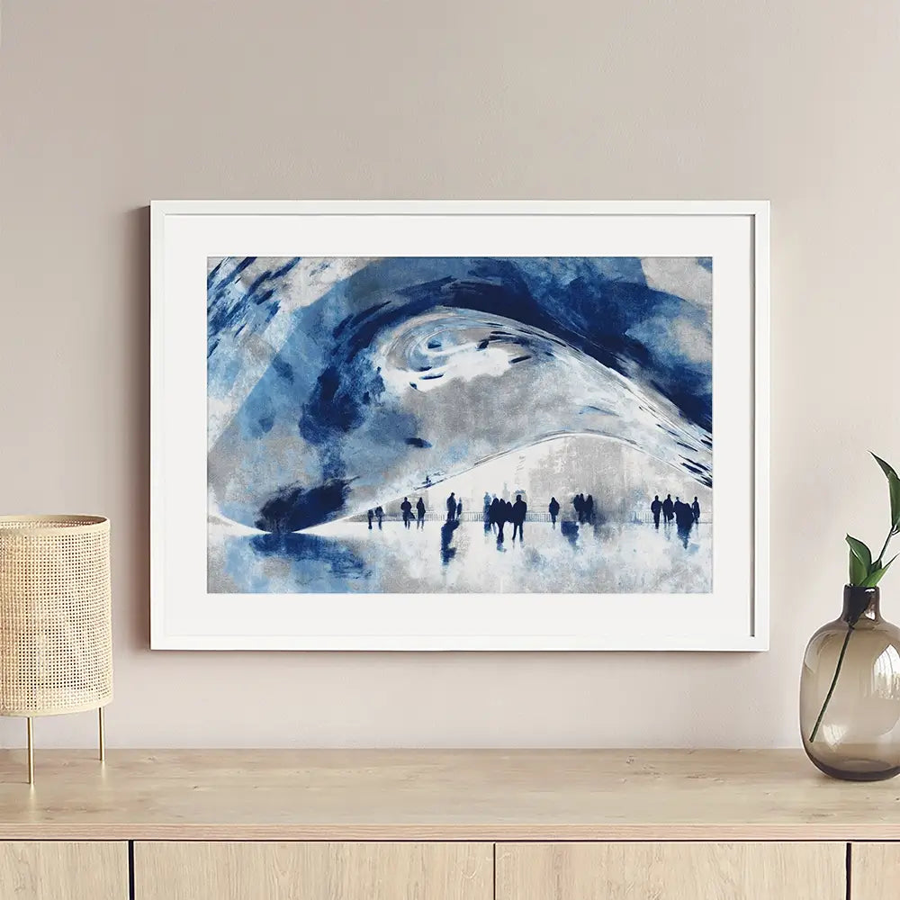 Silhouettes Framed Art Print Silhouettes Framed Art Print wall art product Chromatic Storm Studio