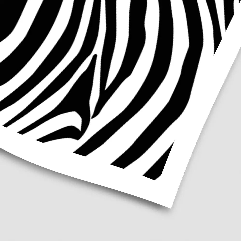 Simple Zebra Art Print Simple Zebra Art Print wall art product Art Print Shop