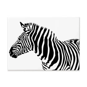 Simple Zebra Canvas Print Simple Zebra Canvas Print wall art product Art Print Shop