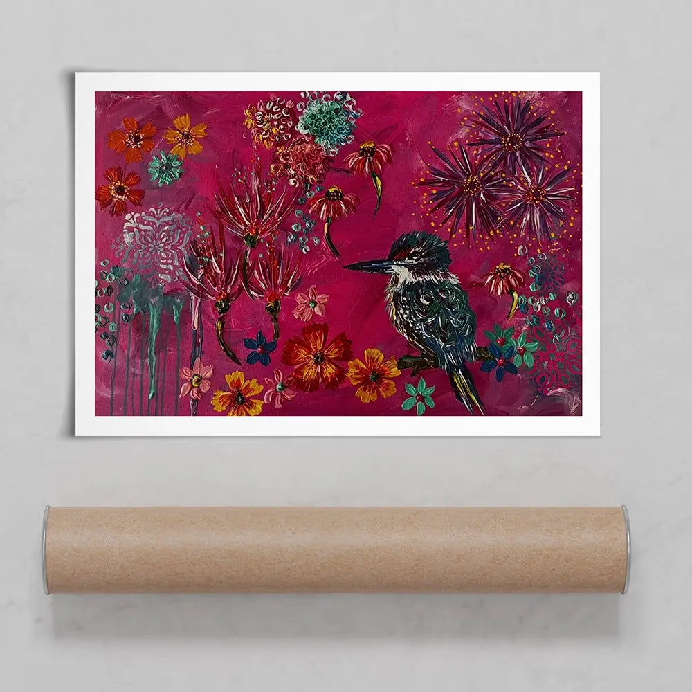 Sitting Pretty Art Print Sitting Pretty Art Print wall art product Jo Mulligan
