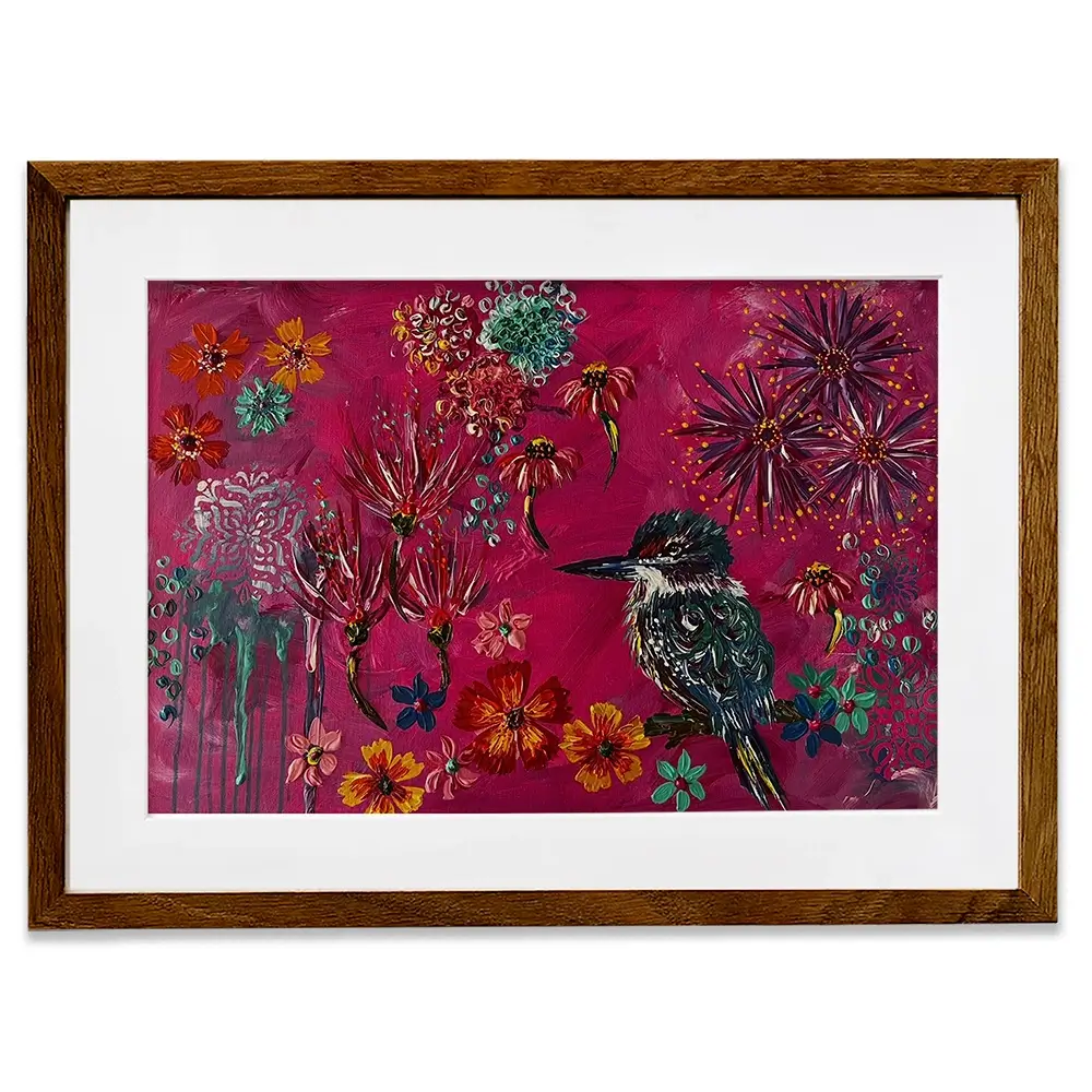 Sitting Pretty Framed Art Print Sitting Pretty Framed Art Print wall art product Jo Mulligan